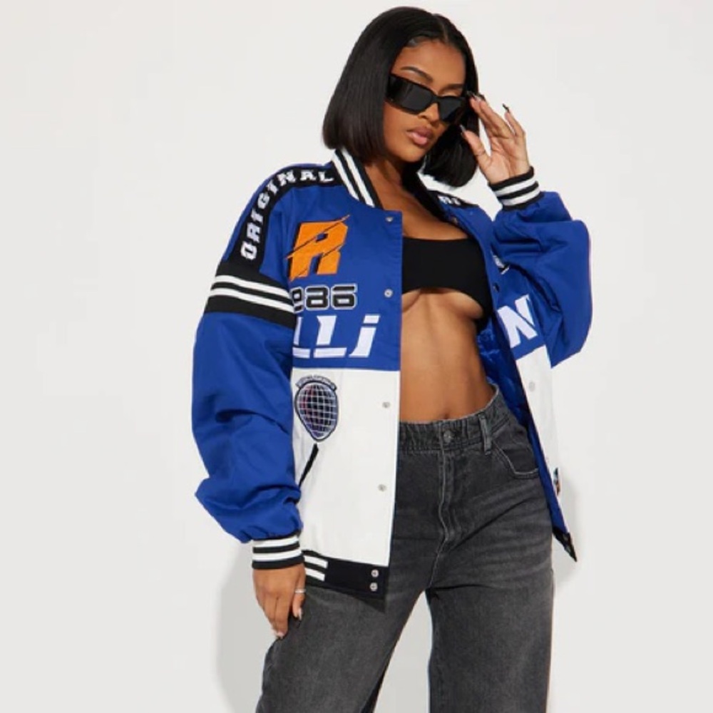 NWOT Super Fast Bomber Jacket